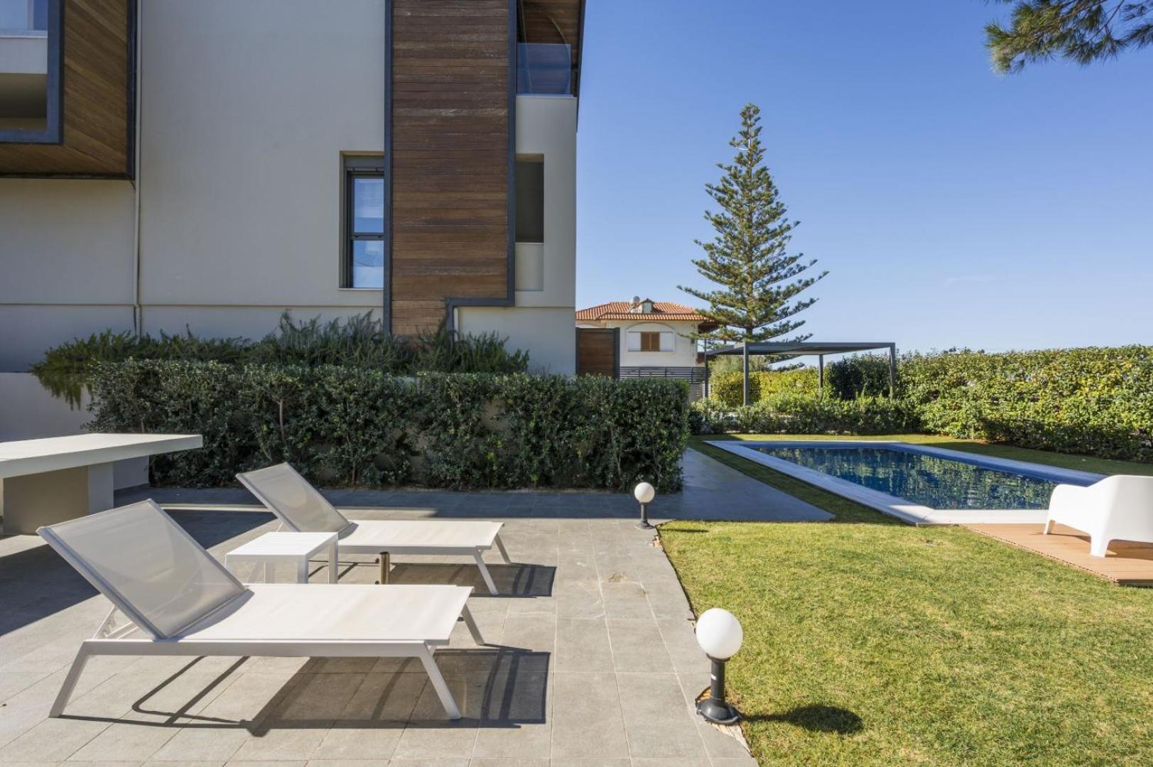 Luxury Villa Near The Sea Meliti Luxury Villa Kato Daratso Exterior foto